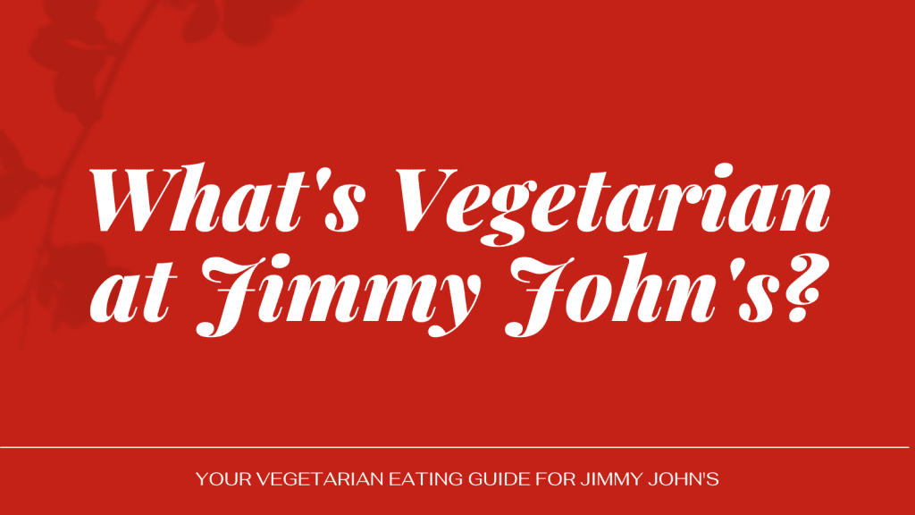 Vegetarian at Jimmy John's