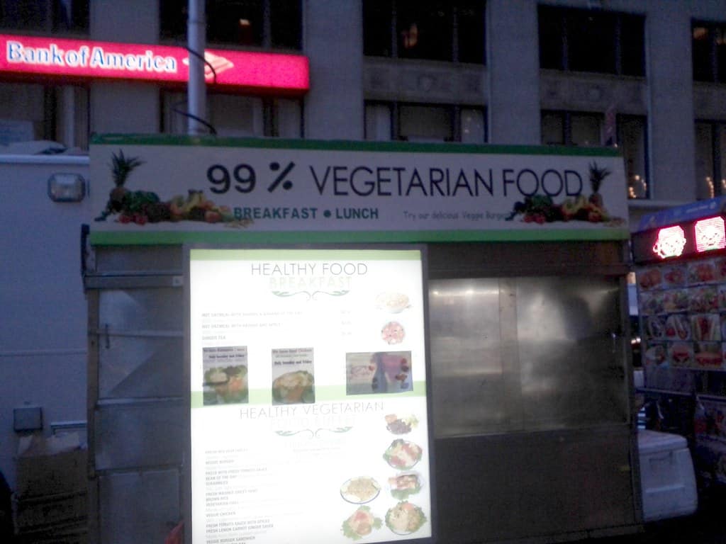 Vegetarian Food Cart
