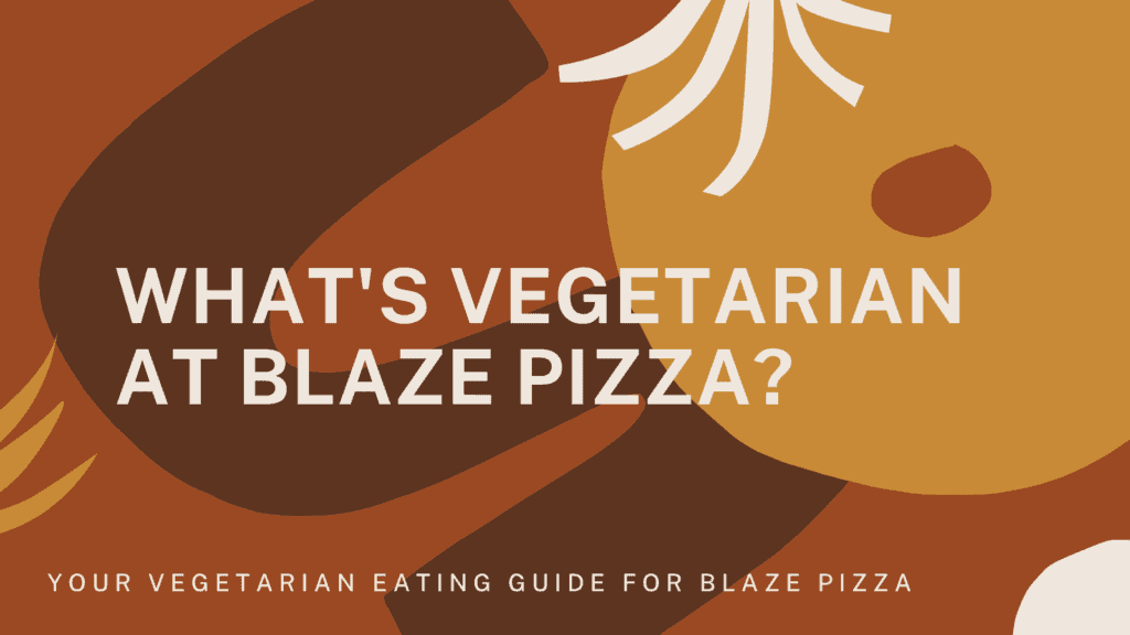 vegetarian at Blaze Pizza