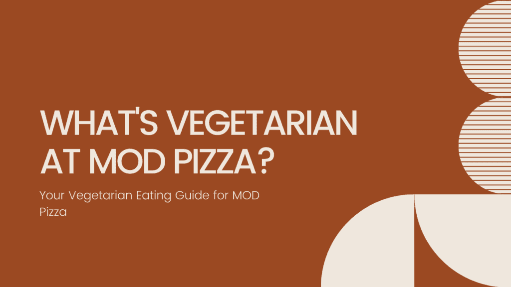 vegetarian at MOD Pizza
