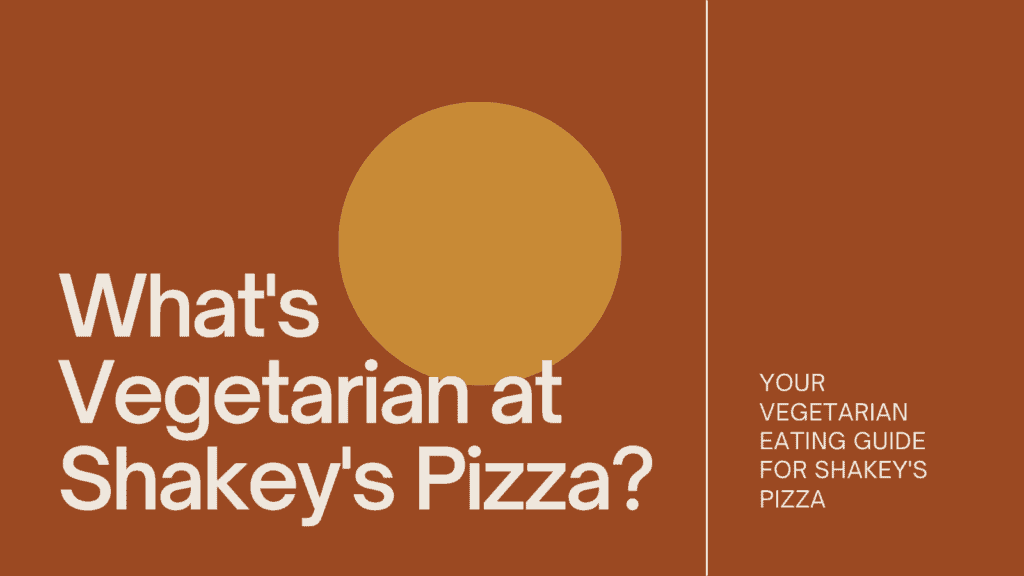 Vegetarian at Shakey's Pizza