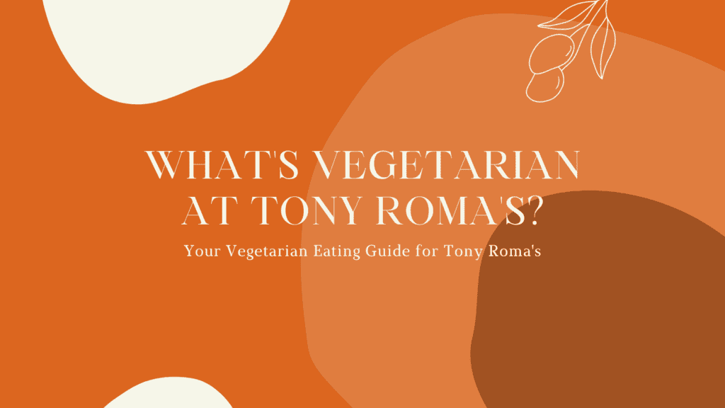 Vegetarian at Tony Roma's