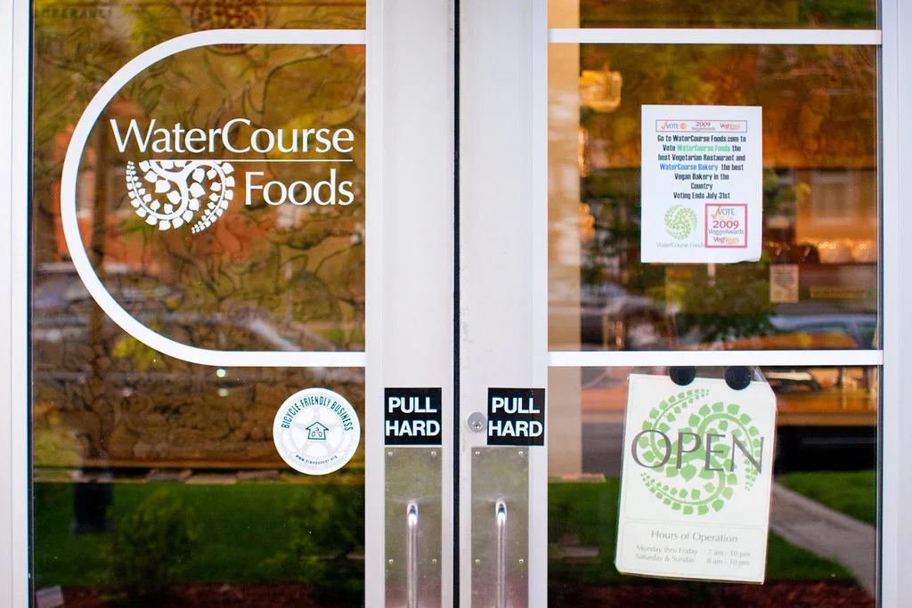 Watercourse Foods: Bike-friendly Business - What's Vegetarian? Watercourse Foods