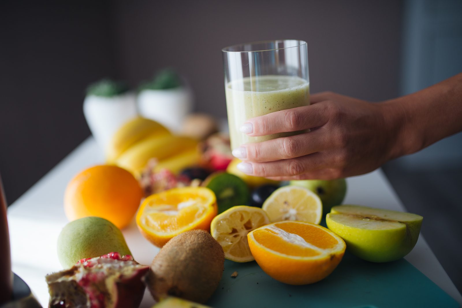 Fresh Fruit Smoothie, a Vegetarian Option at Tropical Smoothie Cafe