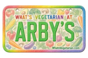 What's Vegetarian at Arby's? License Plate Featured Image