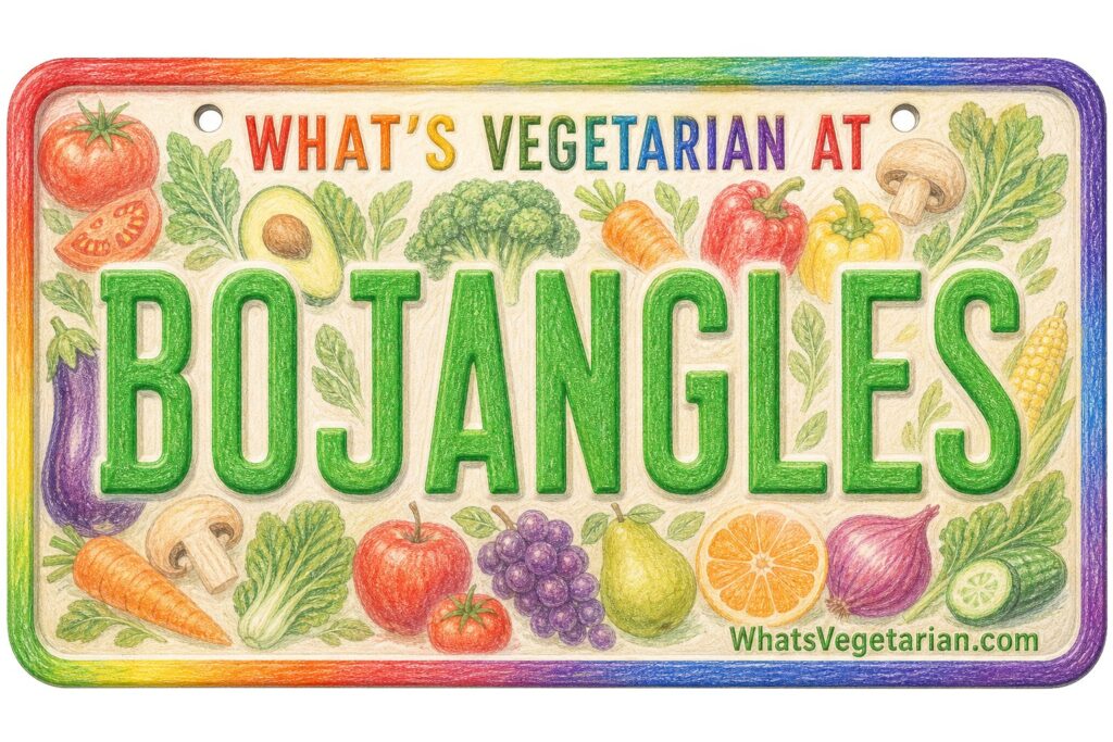 What's Vegetarian at Bojangles? license plate featured image