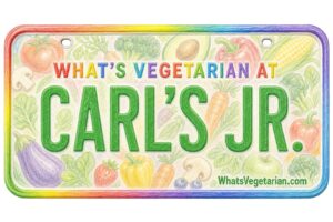What's Vegetarian at Carl's Jr.? License Plate Featured Image