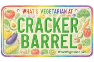 What's Vegetarian at Cracker Barrel? License Plate Featured Image