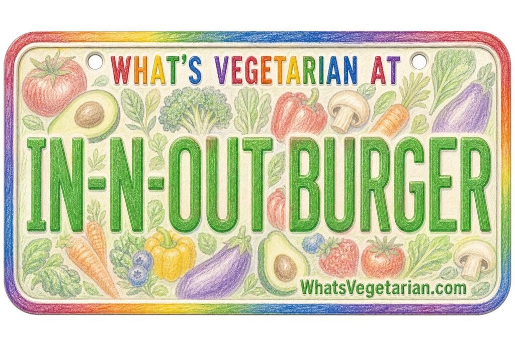 What's Vegetarian at In-N-Out Burger? license plate featured image