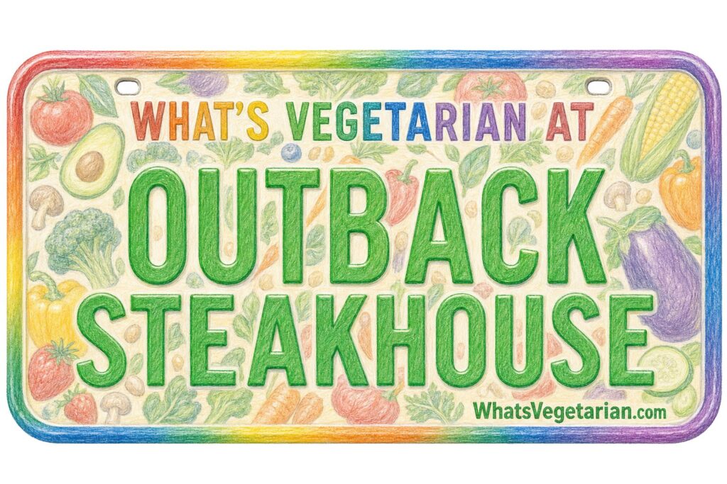 What's Vegetarian at Outback Steakhouse? license plate featured image