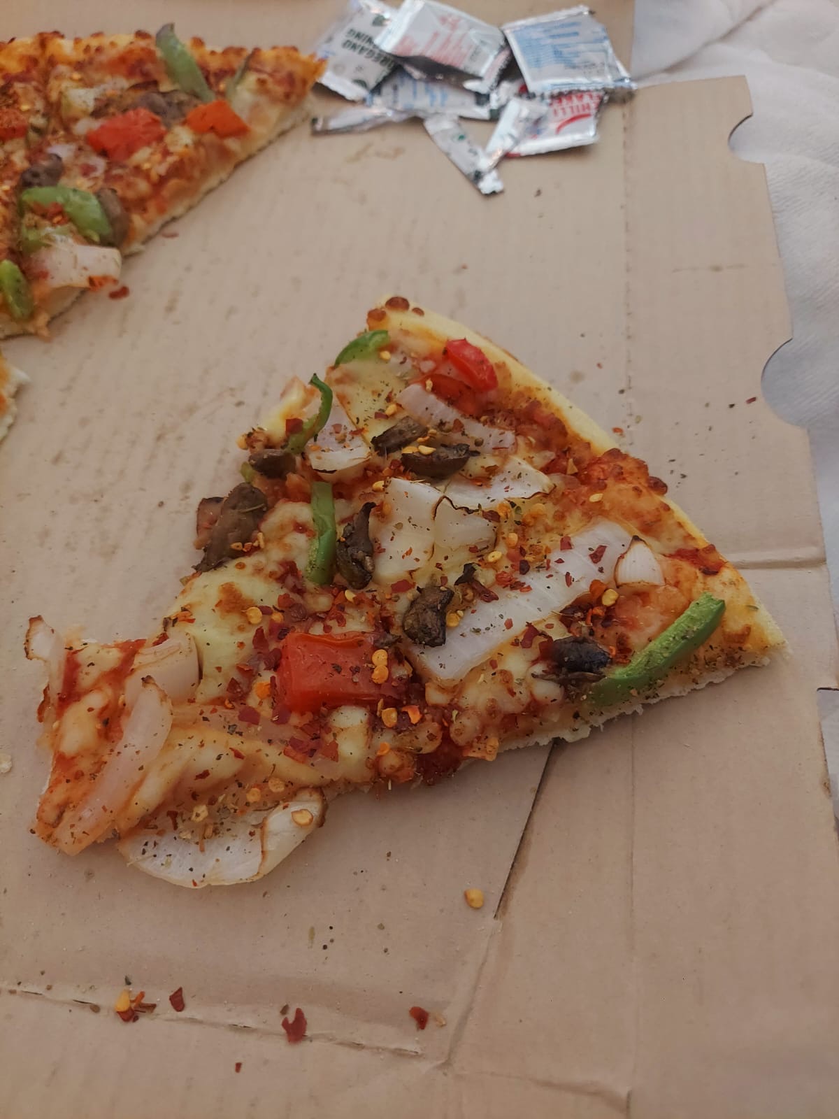 Domino's cheese pizza — a vegetarian pick among Dominos vegetarian options