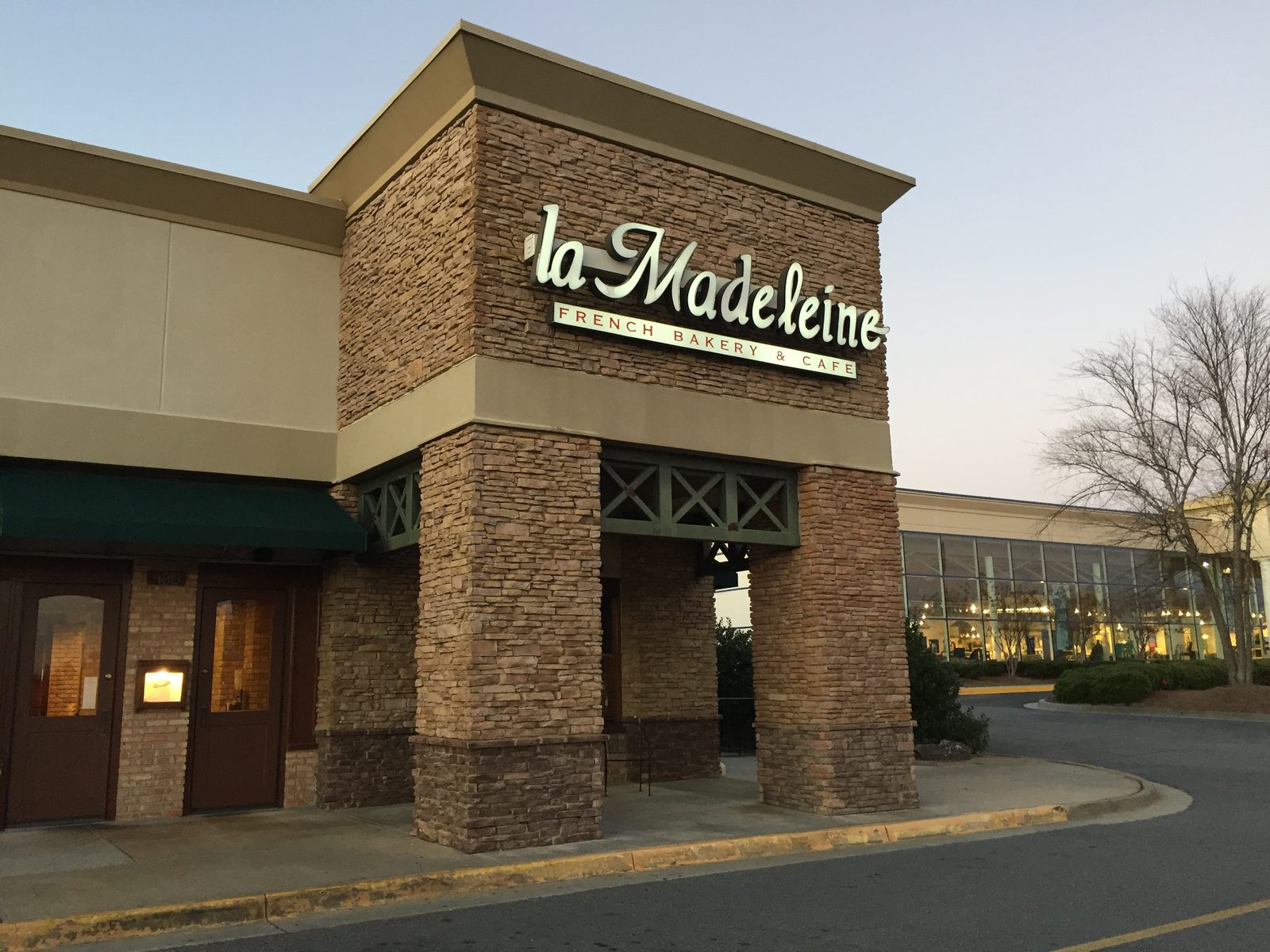 La Madeleine Vegetarian Options — French Bakery and Cafe Storefront