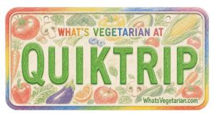 Quiktrip Vegetarian Options Guide License Plate from Whatsvegetarian.com
