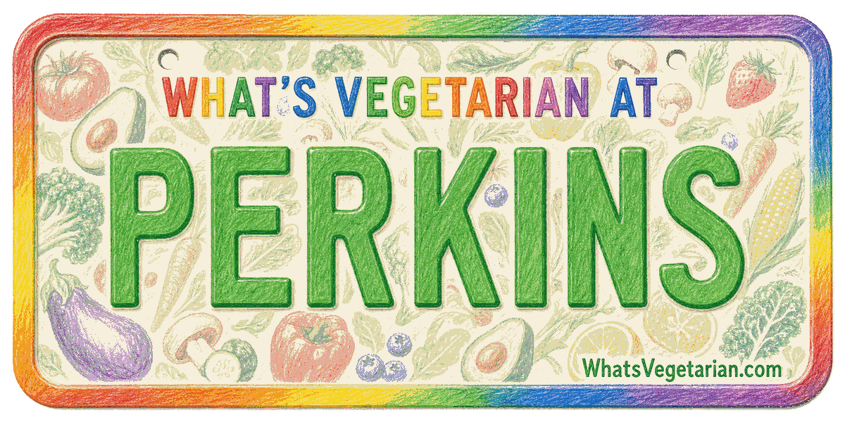 Perkins vegetarian options guide license plate