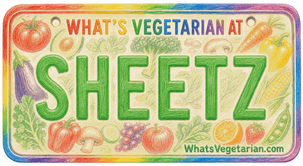 Sheetz vegetarian options guide license plate