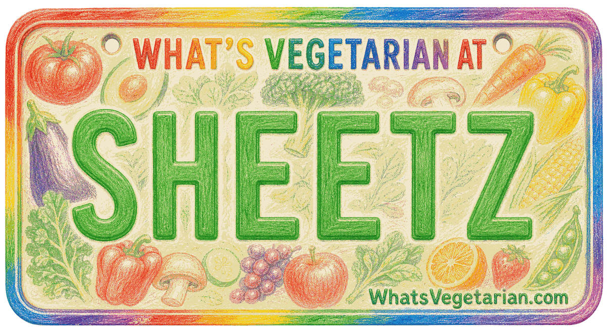 Sheetz vegetarian options guide license plate