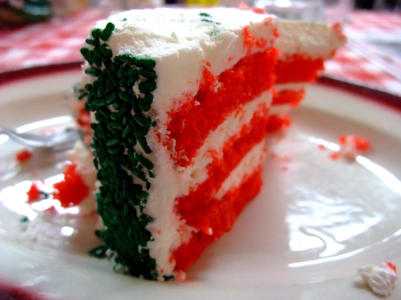 A dessert plate at a Buca di Beppo location