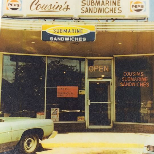 The original Cousins Subs restaurant at 60th and Silver Spring Drive in Milwaukee, Wisconsin