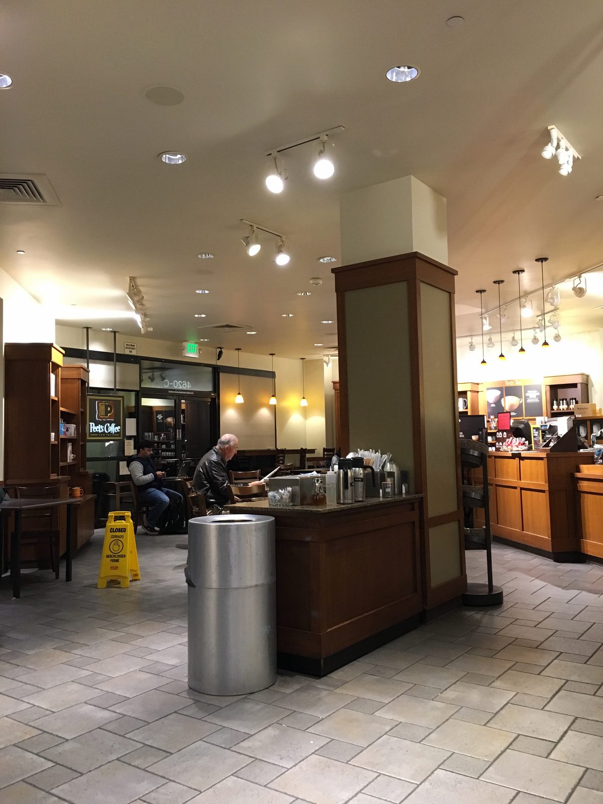 Peet's Coffee storefront in Dublin, California