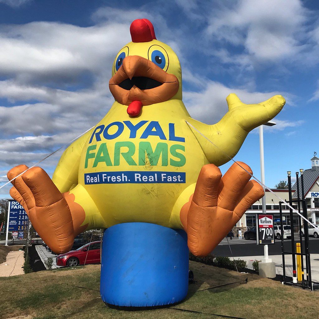 Royal Farms World Famous fried chicken, which is not part of the Royal Farms vegetarian options
