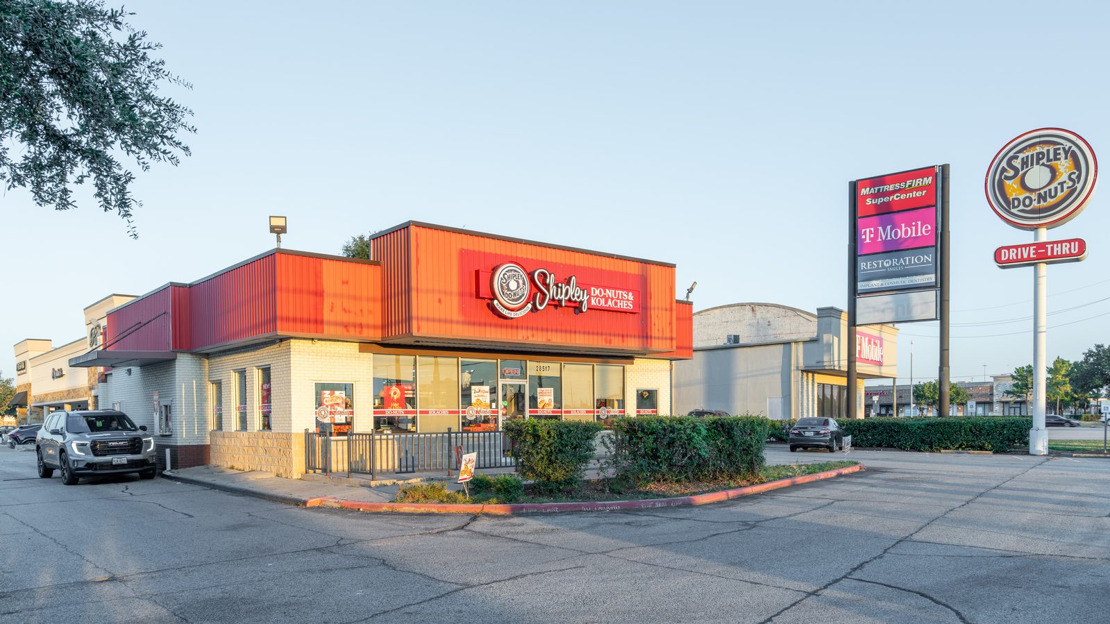 Shipley Do-Nuts shop exterior in Tomball, Texas