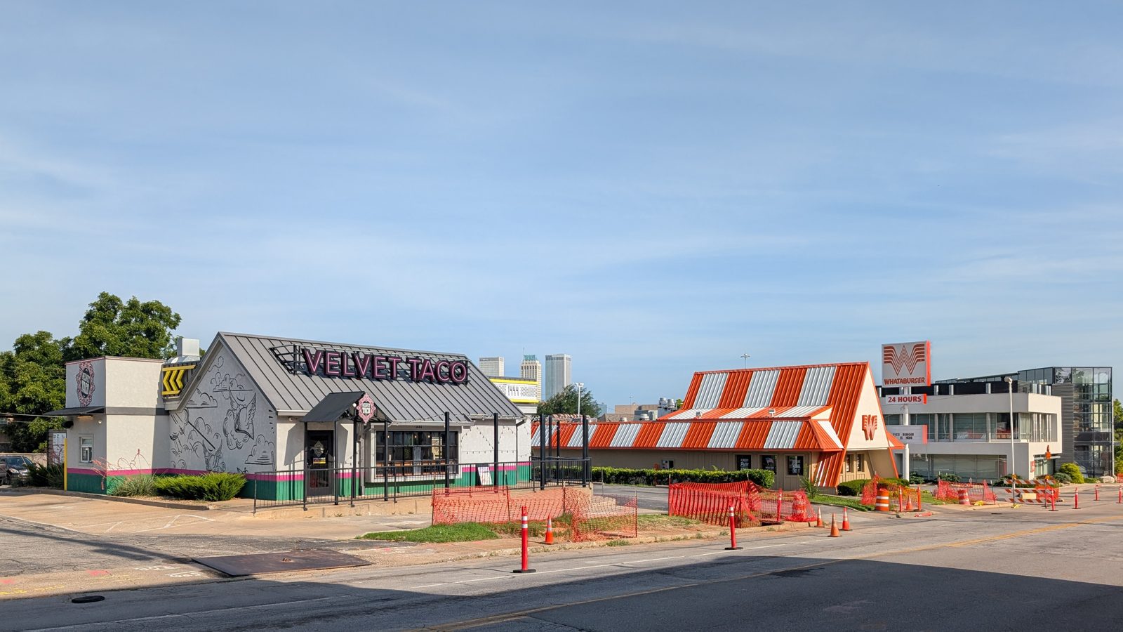 Velvet Taco storefront, a fast-casual chain with Velvet Taco vegetarian options like the Beer Battered Cauliflower taco
