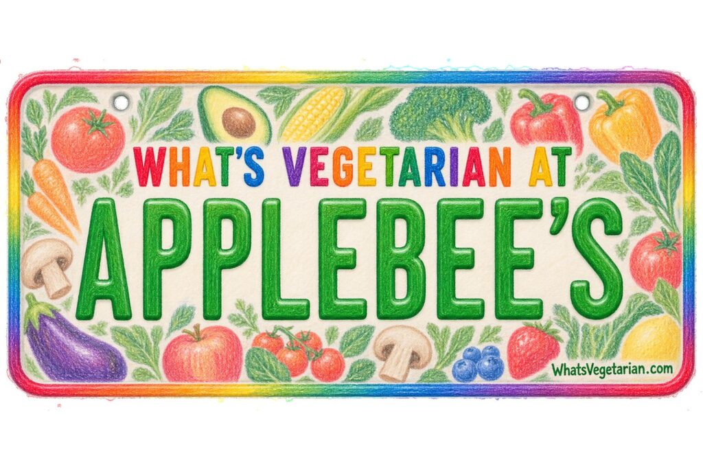 What's Vegetarian at Applebee's? license plate featured image