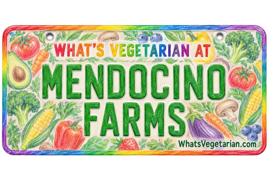 What's Vegetarian at Mendocino Farms? license plate featured image