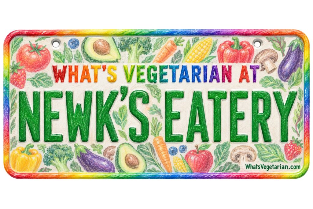 What's Vegetarian at Newk's Eatery? license plate featured image