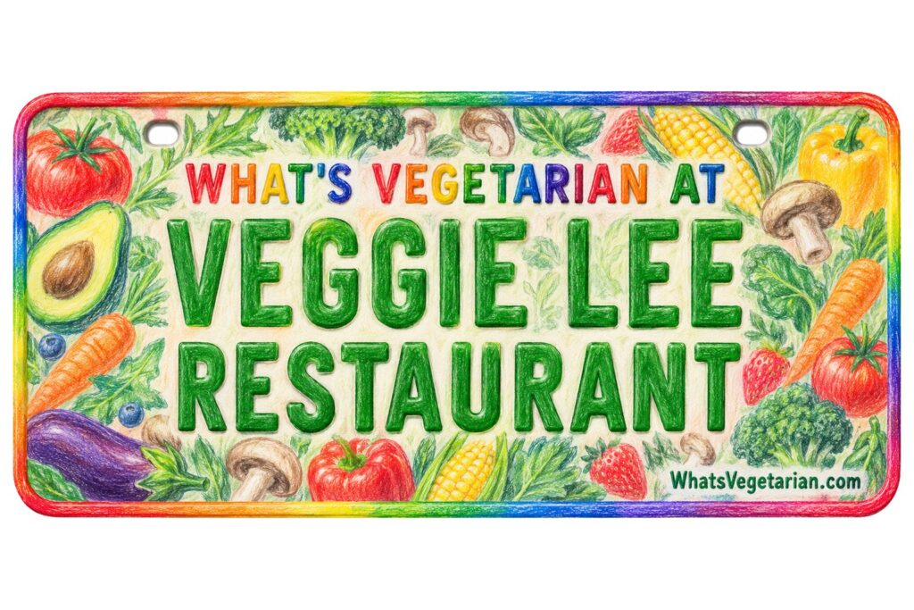 What's Vegetarian at Veggie Lee Restaurant? license plate featured image