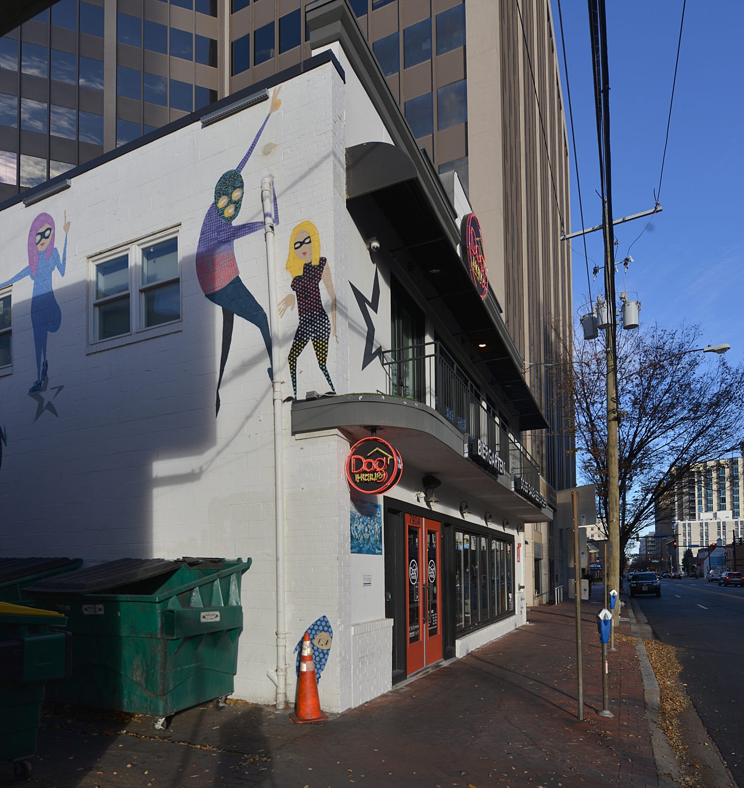 Dog Haus restaurant storefront in Bethesda, Maryland