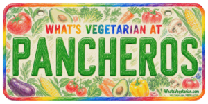 What's Vegetarian at Pancheros license plate